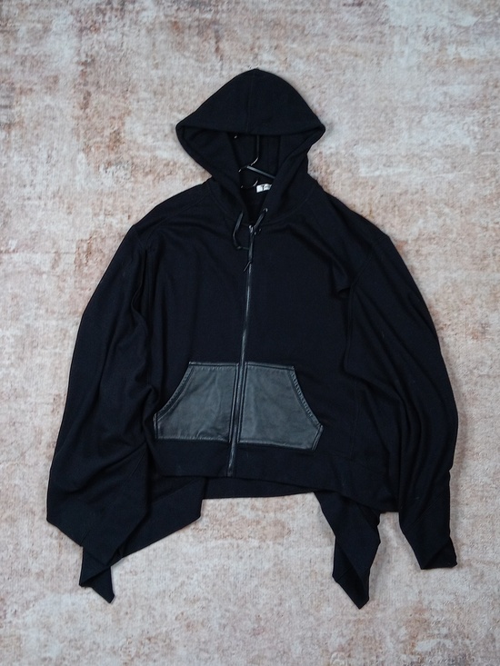 T Alexander Wang Sweaters - Alexander Wang Black Hoodie Poncho Pullover Cape Womens Size Small